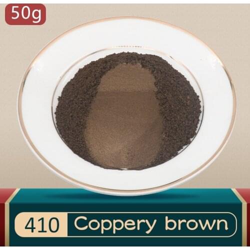 Pearl Powder Coating Natural Mineral Mica Dust Type 410 Pearlized Pigment DIY Dye Colorant 10/50g fo