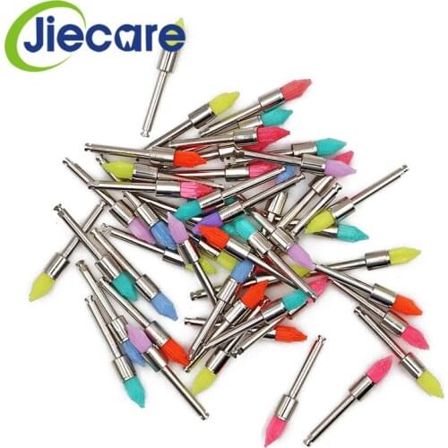 50 PCS/Bag High Quality Dental Polishing Brushes Dental Sharp Colorful Nylon Polisher Prophy Brush Dental Material Free Shipping