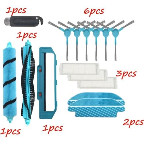 Roller Brush For Conga 3490 3290 Vacuum Cleaner Side Brushes Filter For Xiaomi Mijia STYJ02YM Replacement Mop Cloths Cover Parts