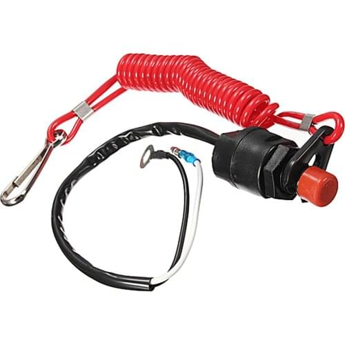 Engine Tether Outboard Engine Motorcycle Kill Stop Switch Cut Off Boat Dirt Pit Bike for Yamaha Raptor