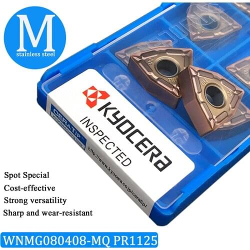 10PCS WNMG080408 MQ PR1125 100% Original Carbide Inserts High Quality Machining Turning Tool Lathe Tools For Stainless Steel