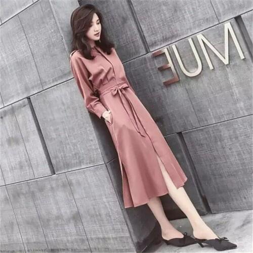 Autumn Early Autumn Womens Clothing Trendy Temperament Western Style Early Spring Long Dress