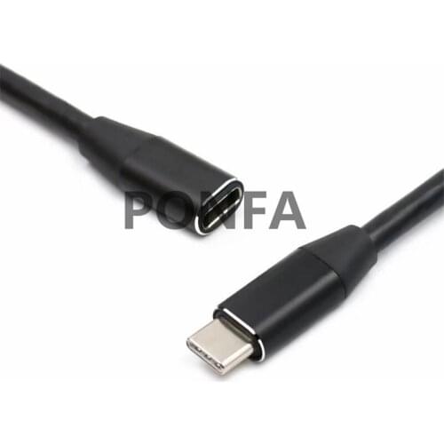 1M USB Type C Extension Cable USB 3.1 Data Video Cable USB-C Male to Female Extending Wire Extender Cord Connector