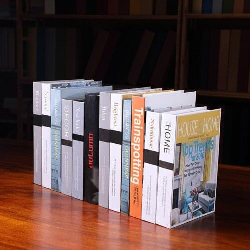 1pc Fake Books Openable Home Decoration Book Box Stylish and Beautiful Desktop Decoration Can Customized Storage Fake Book Box