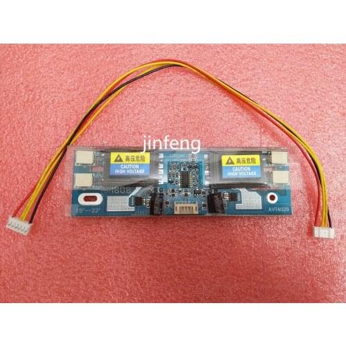 10pcs x Universal Replacement CCFL Inverter LCD Monitor 4 Lamp 10-29V for 15-22" Wide screen w/ 6pin Cable Free Shipping