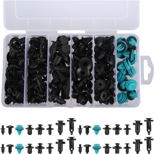 120 PCS Car Body Trim Clips Retainer Bumper Rivets Screws Panel Push Fastener Kit Automobiles Interior Accessories