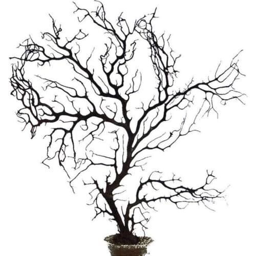 The 20cm Black Sea Fan Fish Tank Aquarium Decoration, Sea Coral Ornament