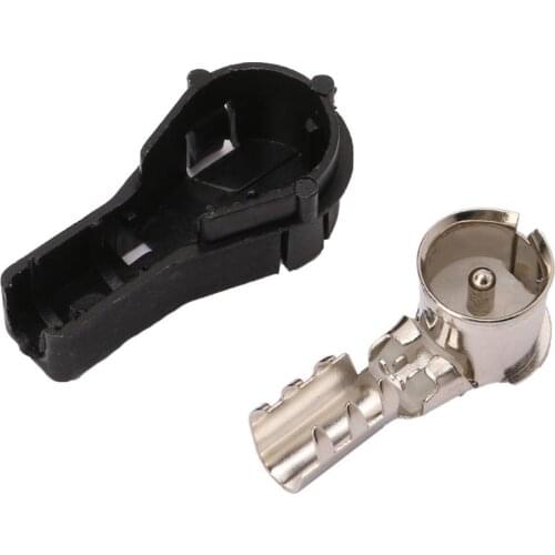 Auto Car Style Automotive Connector Car Radio Stereo ISO Male Crimp Aerial Connector Converts Bare Wires Adapter Antenna