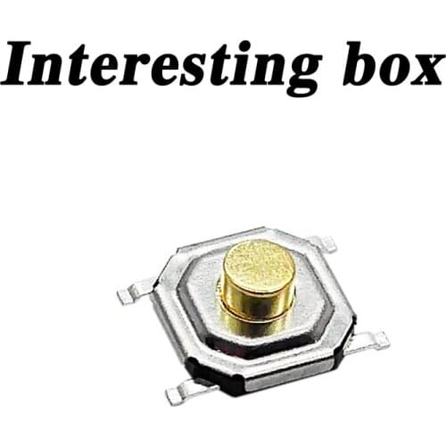 Free shipping TS-C005 key touch switch 4*4*2.3 patch four-legged copper head high temperature resistant DIY handmade accessories