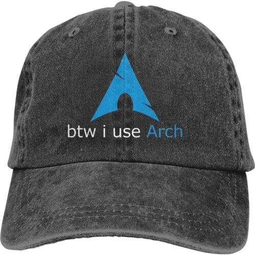 Btw I Use Arch The Baseball Cap Peaked capt Sport Unisex Outdoor Custom Linux Program it crowd Programer Hats