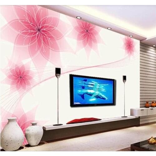 XUE SU Large custom home decoration wallpaper mural fantasy fashion flower TV background wall wall covering