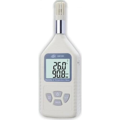 Humidity Temperature Meter Digital Hygrometer Temperature GM1360 -10 to 50 Celsius (+/-1 Celsius)