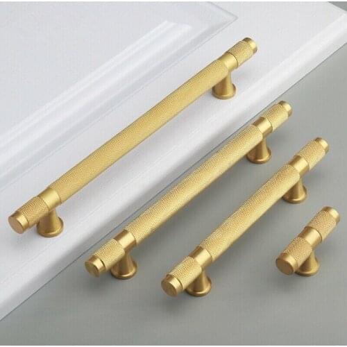 Door Knob Stainless Steel Cupboard T Bar Handle Brushed Kitchen Cabinet Door Knob Furniture Drawer Pull Hardware Pulls