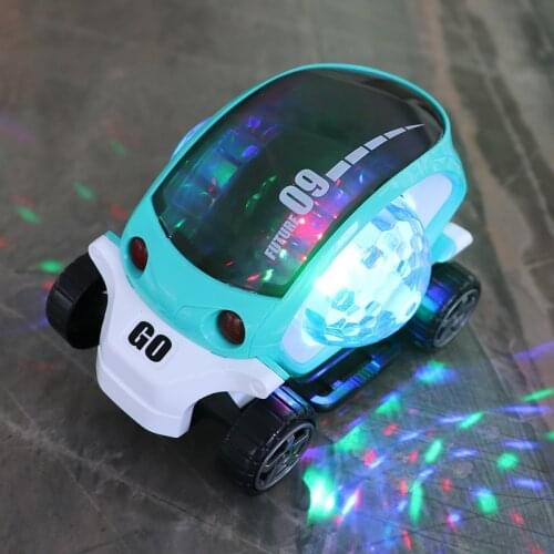 Funy Cartoon Car Music Cartoon Cars Style Electric Toy With Wheel Lights&Music Kids Boys Girls Gift By Ehz