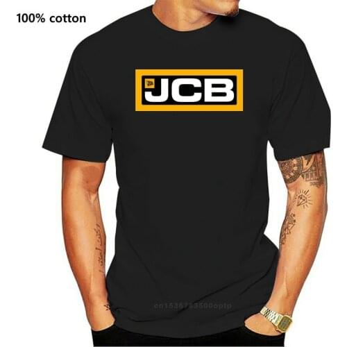 Midnite Star Excavator Jcb T Shirts Men Tops Short Sleeve JCB T-shirt Tees Cotton Mans Tshirt