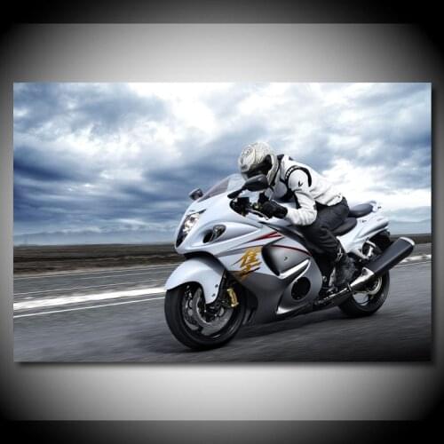 HAYABUSA Suzuki gsx1300r Superbike Motorcycle Canvas Posters and Prints Modern Wall Art Paintings For Living Room