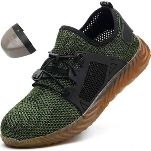 Dropshipping Indestructible Ryder Shoes Men And Women Steel Toe Air Safety Boots Puncture-Proof Work Sneakers Breathable Shoes