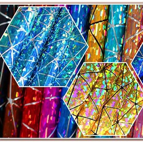 Lychee Life A4 Laser PU Leather Fabric High Quality Synthetic Leather DIY Sewing Material for Handmade Crafts