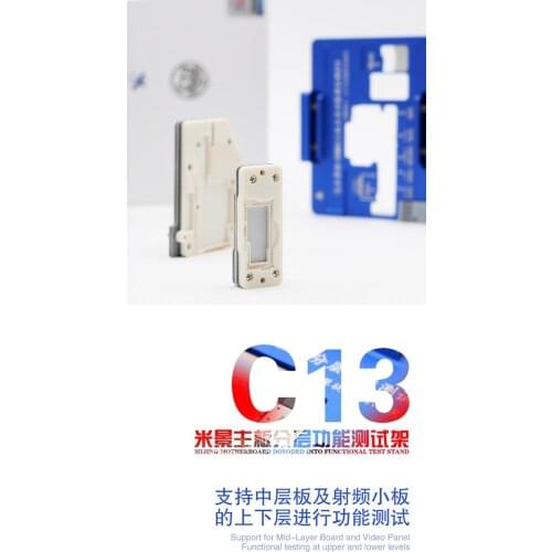 MiJing C13 For iPhone Xs/Xs Max Board Function Testing No Meed Welding Upper and Lower Main Board Tester Maintenance Fixture