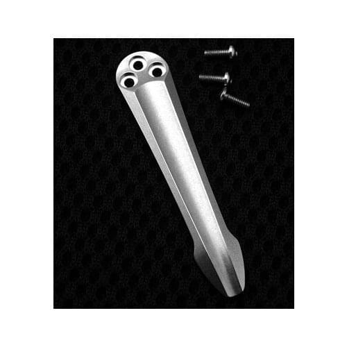 New Spider C81 Back Clip Titanium Knife Clip One-piece CNC Pocket Spider C10 Back Clip Knife Clip