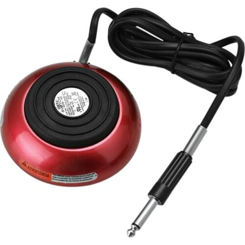 Tattoo foot Switch Round Stainless Steel Tattoo Accesories Foot Pedal For Tattoo Machine Power Supply