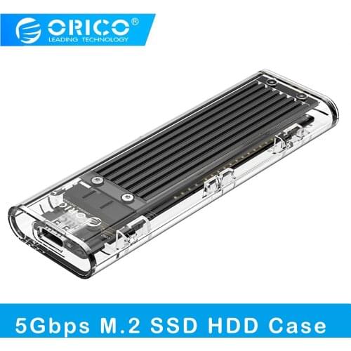ORICO TCM2F-C3 to USB3.1 TYPE-C M.2 SSD Hard Disk Drive Enclosure Case 5Gbps Hard Drive Disk Case Support 2TB Enclosure New