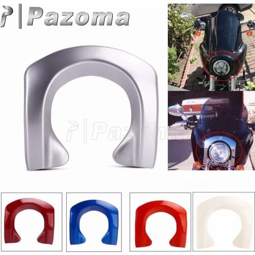 Motorcycle Custom Headlight Fairing Bezel Plastic Cover For Harley Dyna Super Glide Wide Glide Low Ride1999-2017 FXR 1987-1999