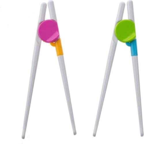 16cm Kids Training Helper Cartoon Portable Children Tableware Learning Training Chopsticks Baby Chopsticks