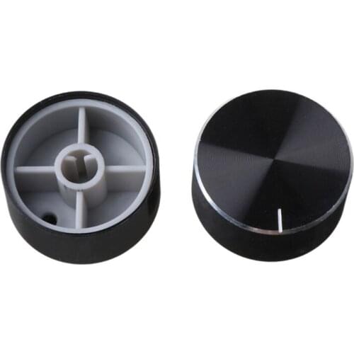 2Pcs 25x13mm D Axis Rotary Potentiometer Knob Encoder Volume Control For Speaker Amplifier HiFi P31D