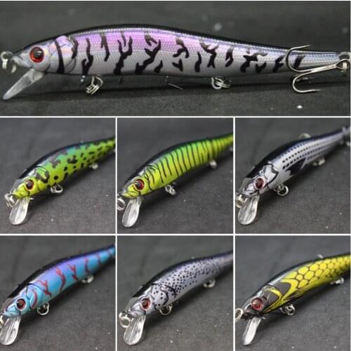 WLure 14g 12cm 2 Beads Weight Transfer 2 Bead in Head for Twitch Easy Long Casting Tiny Wobble Sinking Minnow Fishing Lure M262S