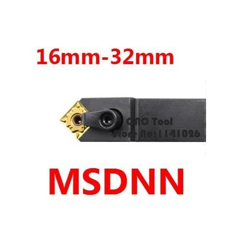 Angle 45 MSDNN1616H12 MSDNN2020K12 MSDNN2525M12 MSDNN2525M15 MSDNN3232P12 MSDNN3232P15/19 the Right/Left CNC Turning tools