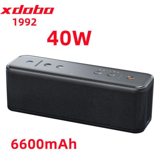 Xdobo 1992 Wireless Bluetooth Speaker 40W High Power Subwoofer 6600mAh Large Capacity Battery Outdoor Waterproof Sound Column