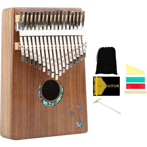 YAEL Thumb Piano 17 Keys Portable Personal Musical Instrument for Kids & Adults Beginners to Professionals Gifts All in One Kit