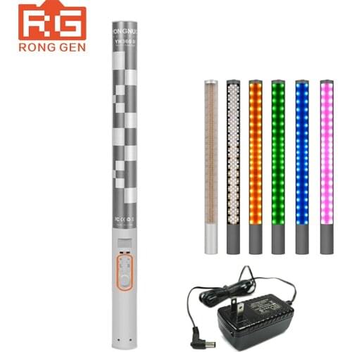 YONGNUO YN360II YN-360 II 3200K-5500K Changeable RBG Colorful Handheld LED Video Light with Built-in 5200mAh Lithium Battery