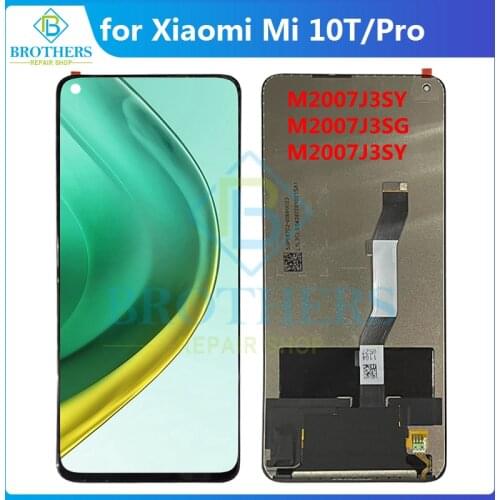 LCD Display For Xiaomi Mi 10T 10TPro LCD Screen LCD Assembly Touch Screen Digitizer M2007J3SY M2007J3SG M2007J3SY for Mi10TPro