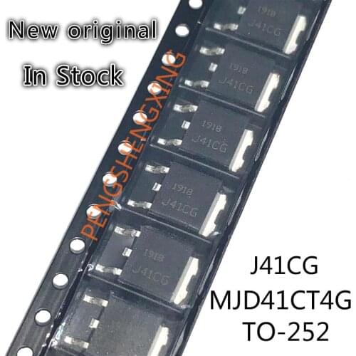 10PCS/LOT J41CG MJD41CT4G MJD41C TO-252 New original spot hot sale