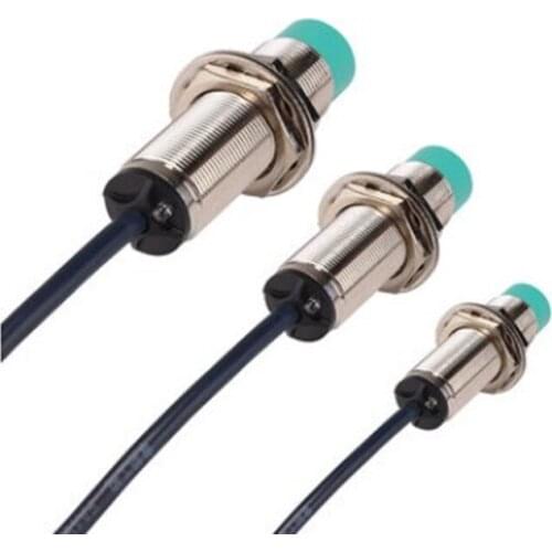 2PCS LJA18M-15N1 20N1 LJA18M-15P1 Remote 15-20mm Adjustable proximity switch metal sensor NPN PNP normally open Proximity sensor