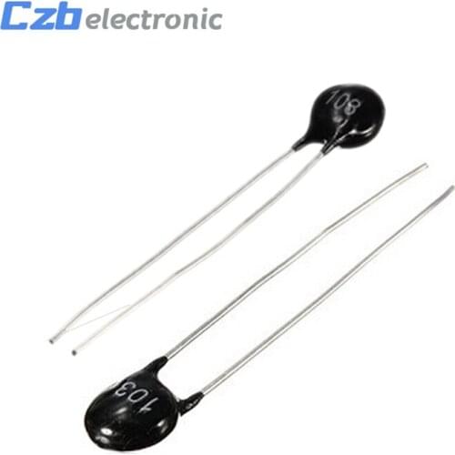 30PCS Thermistor NTC-MF52-103/3435 10K ohm 1% Thermal Resistor Temperature Sensor