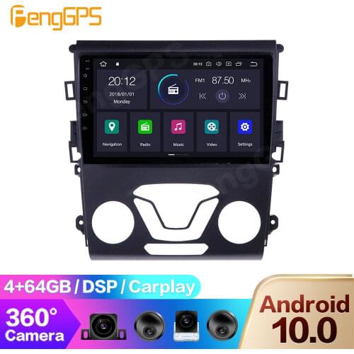 360 Camera DVD Player for Ford Mondeo 5 2014-2019 Android Multimedia Radio GPS Navigation Carplay DSP Touch Screen Headunit PX6