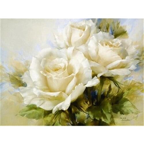 ARMYQZDiamond painting full diamond flower oil painting round diamond square diamond diamond embroidery pattern rhinestone needl