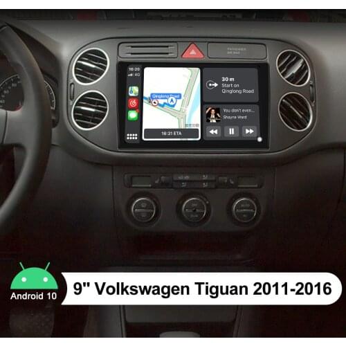Car Radio Stereo Audio Central Multimedia Player Bluetooth 9 Inch For VW Volkswange Tiguan 2011-2016 Head Unit With Android 10.0