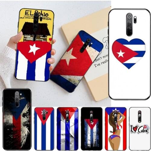 CUTEWANAN Cuba flag Phone Case Cover for Redmi Note 9 8 8T 8A 7 6 6A Go Pro Max Redmi 9 K20