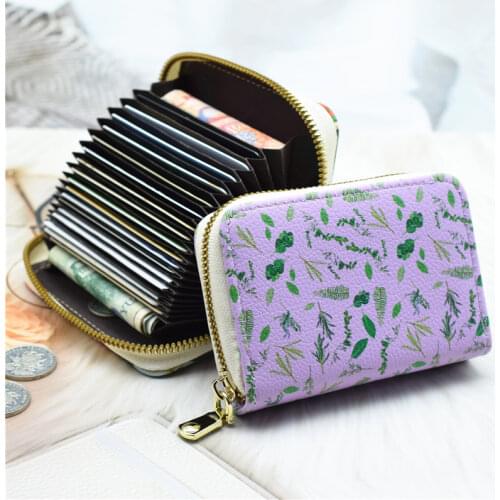 20 Bits Business Card Holder Wallet Women/men Black/coffee/red ID/bank/credit Card Holder Wallet Case PU Leather Card Bag