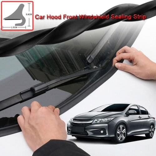 For Honda City 2014-2020 DIY Car Seal Strip Windshied Spoiler Filler Protect Edge Weatherstrip Strips Sticker Auto Accessories