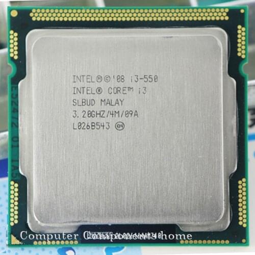 Original INTEL i3 550 lga 1156 Processor (3.2GHz /4MB Cache) Desktop I3-550 CPU warranty 1 year