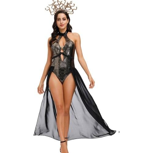 Halloween Masquerade Party Egyptian Queen Cleopatra Costume Medieval Ancient rome princess Greek Goddess Cosplay Dress