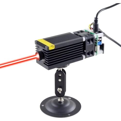CWLASER 250mW / 500mW Red Laser Module for DIY Laser Engraver Laser Head with 12V and PWM Control (Black)