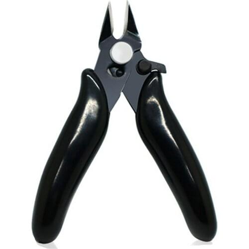 3.5 Inch Diagonal Pliers Mini Wire Cutter Small Soft Cutting Electronic Pliers Wires Insulating Rubber Handle Model Hand Tools
