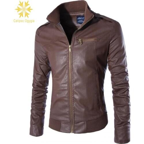 NEW Men Motorcycle Jacket PU Leather moto Suits Armor Riding Protect M - 3XL Size Black Brown Coffee Mens Pu Jackets and Coats