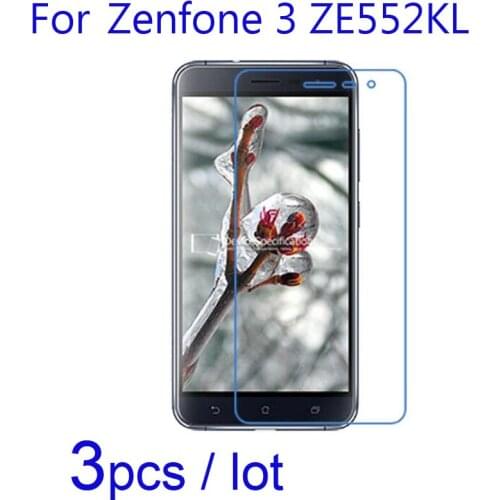 3pcs/lot Soft Screen Protectors for Asus Zenfone 3 ZE552KL Mobile Phone LCD Clear/Matte/Nano Anti-Explosion Protective Films